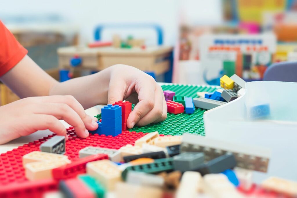 Building Words With Lego Bricks